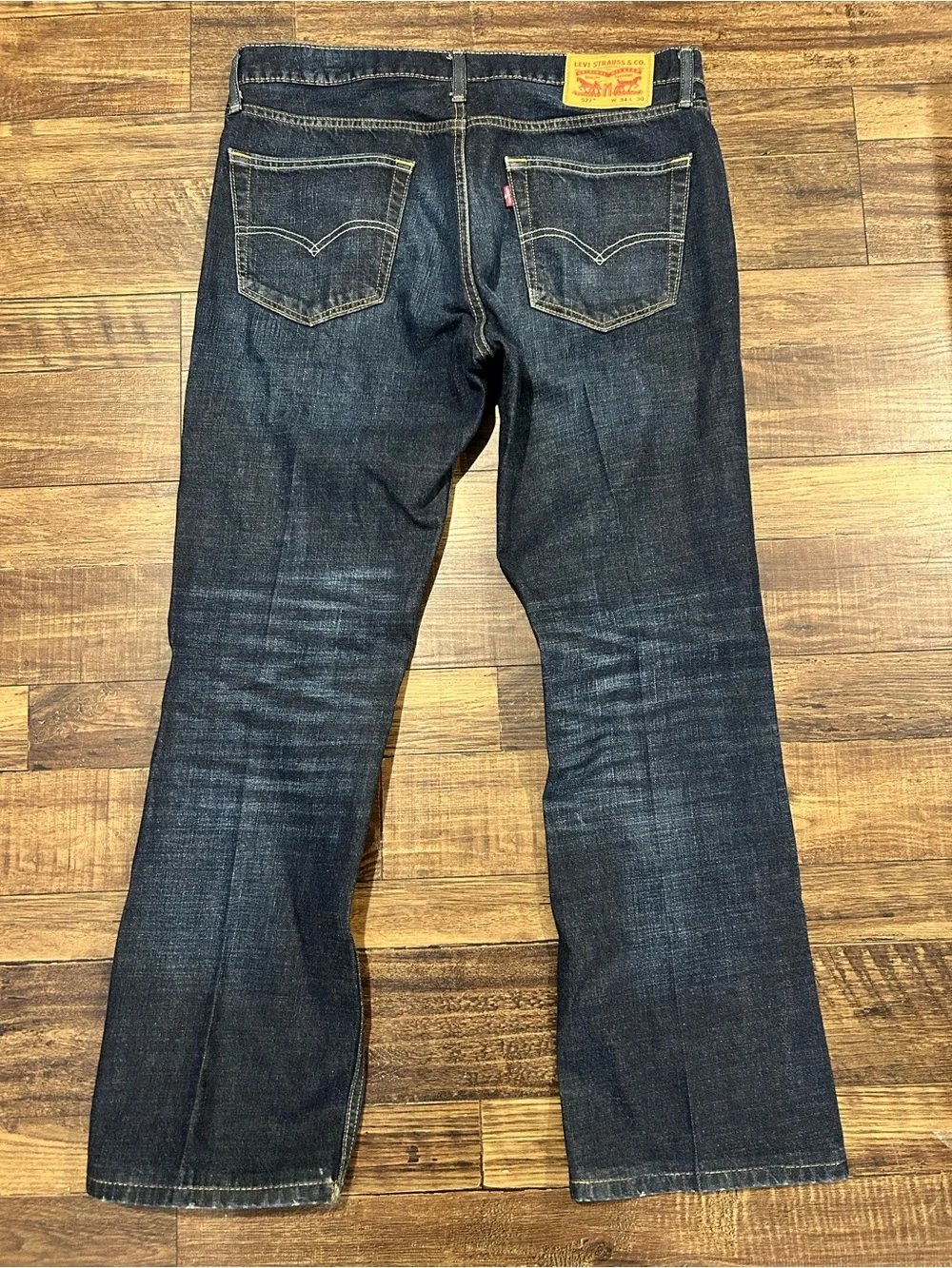 Levi's Dark Blue Bootcut Men's Jeans Size 34X30